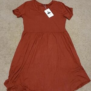 Rust Orange Women's Dress